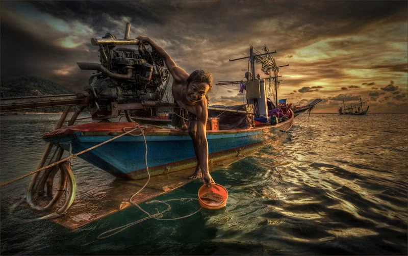 Silver Medal Senior Winner Dries Fourie Vereeniging Photographic Society Fisherman at Work