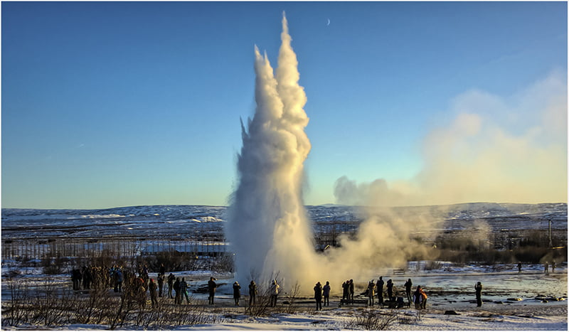 Strokkur Erupts