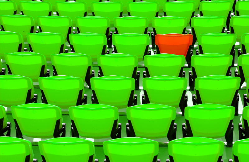 Alice Gundry -Stadium seats