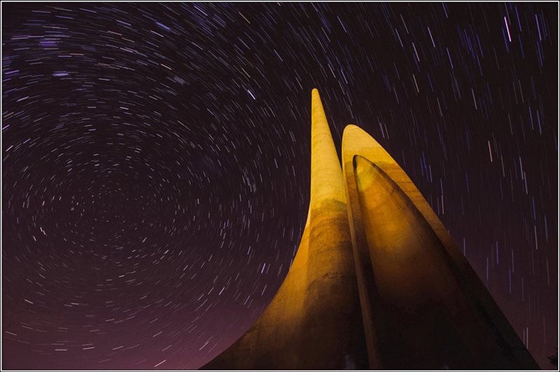 -Star Trail at Taal Monument-Marleen la Grange