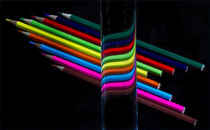 -Pencil Crayon Refraction-Carol Phillips