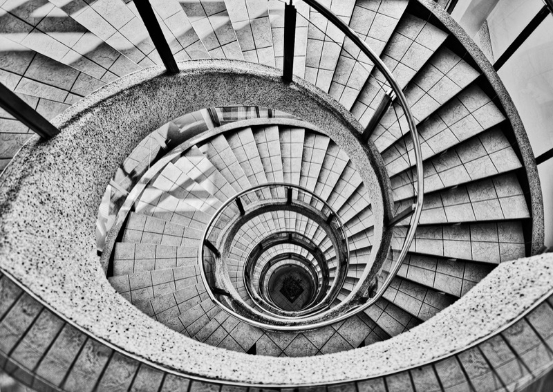 PSSA Silver - Patterns mono-Spiral-Gavin Fordham-Beachcombers