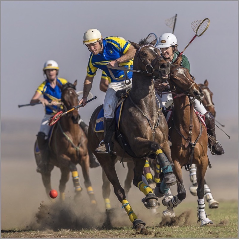 PSSA Silver - PJ+Sport - Polocrosse - Walkerville attacking - Russell James - SSCC