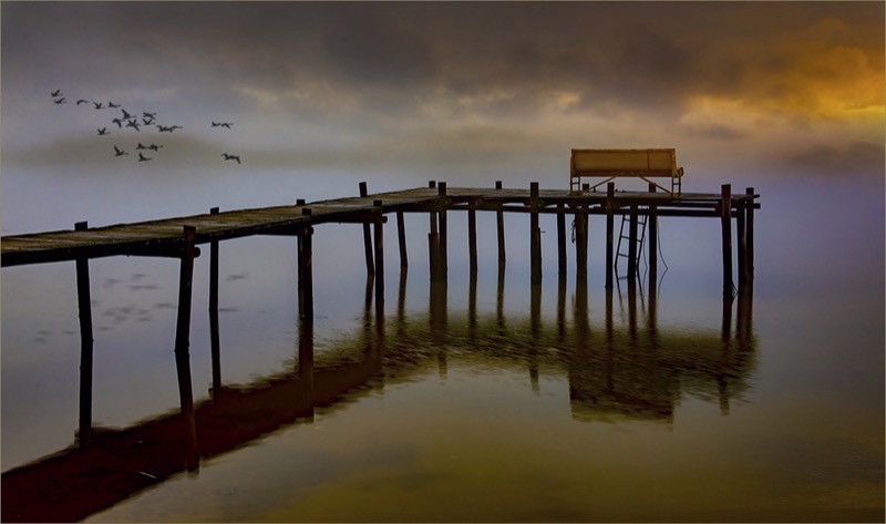 Tygerberg Medal -Scapes-Lonely Jetty-Chris Joubert-Randburg Foto Klub-Randburg Photo Club