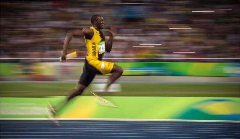 OPEN COLOUR FIAP PI C GPU Gold - Christiaan Kotze - Usain Bolt slow mo - AFO Photography Club - South Africa