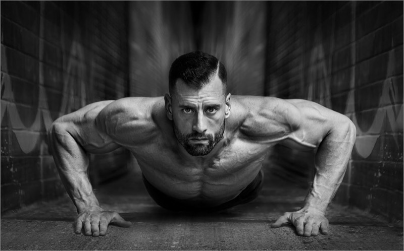 OPEN MONOCHROME FIAP PI M APA Gold - Francois Oosthuysen - Nick Pushup BW - Vereeniging Photographic Society - South Africa