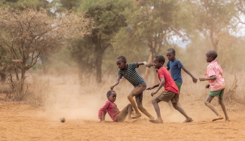 FIAP Gold - Photo Travel - Massai football boys - Chunling Li - China