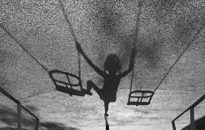 PSSA Silver - Open Monochrome PDI Best Creative - Girl and Swing - Zinaida Makarov - Israel