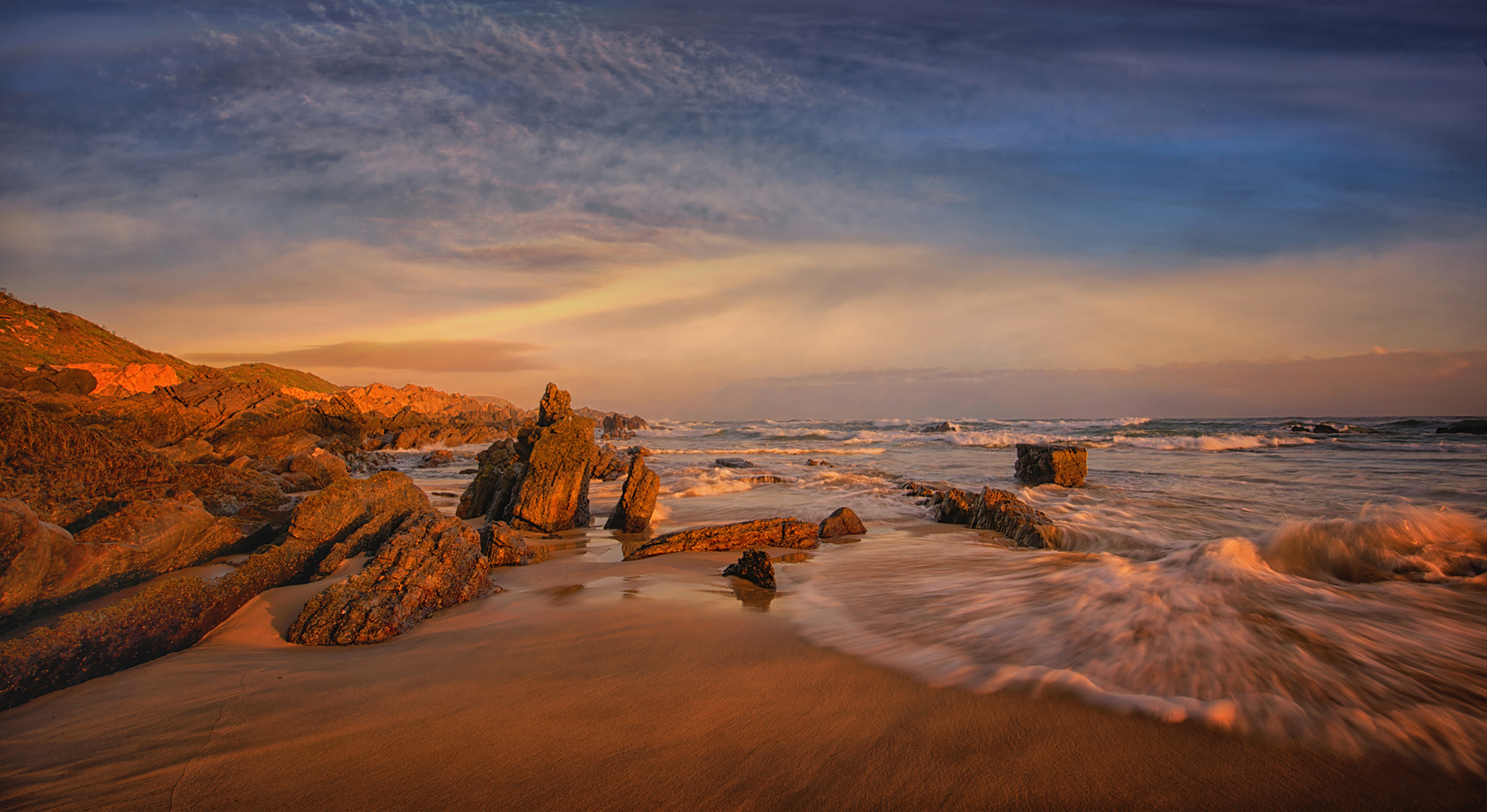 Antoinette Morkel - Sardinia Bay Last light