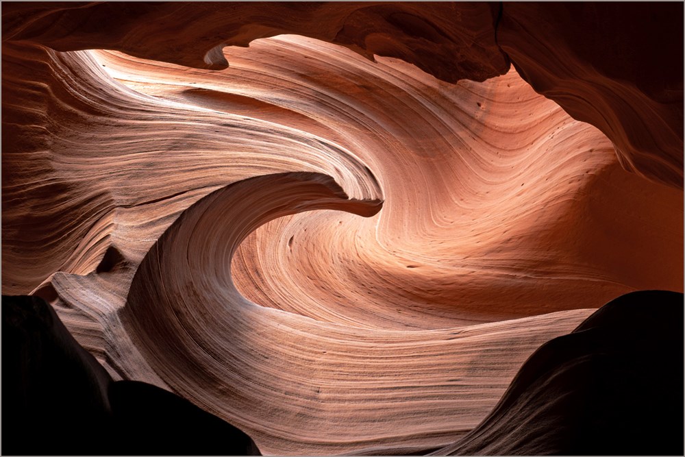 Brandpuntfotoklub Medal - Open Colour - Antelope Slot Canyon Swirl Arizona - Toni le Roux - Amber