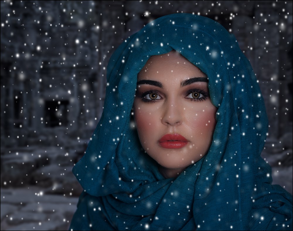 PSSA Silver - Portraits - Snowy beauty - Shaun Frances - On the Rocks Camera club