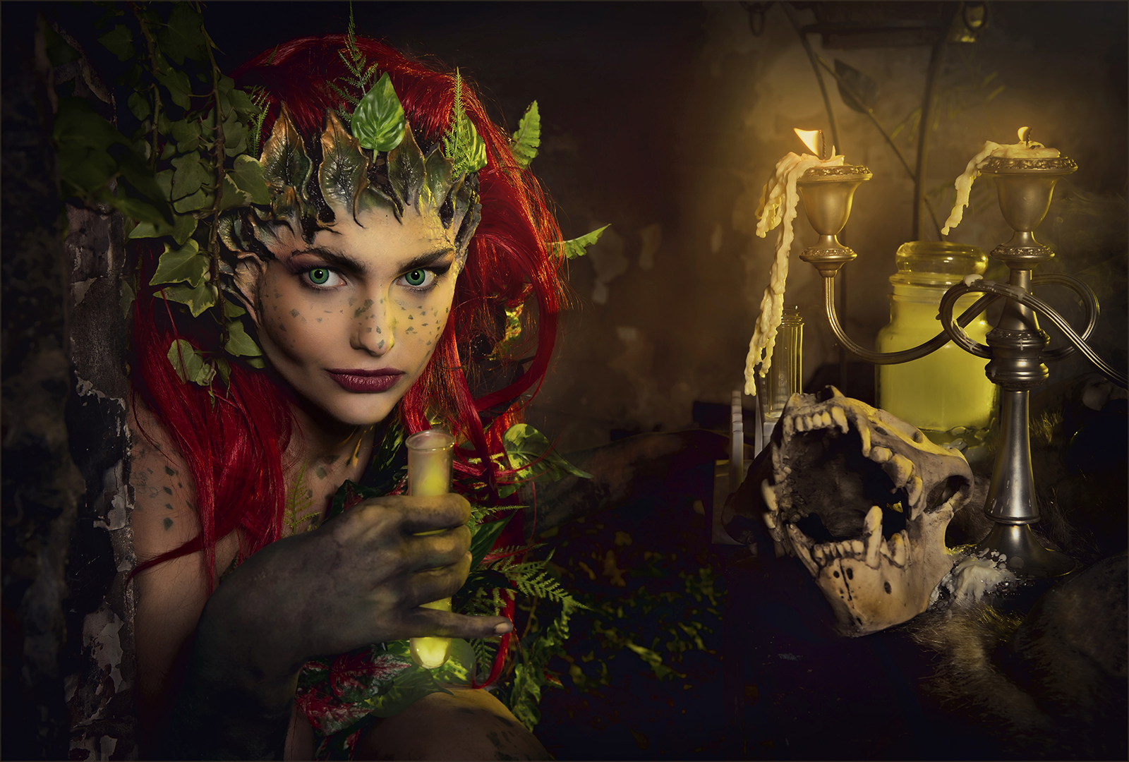 BCC Silver Medal-Human Portraits  Colour-Poisen Ivy the super girl-Dries Fourie-Vereeniging Photographic Society