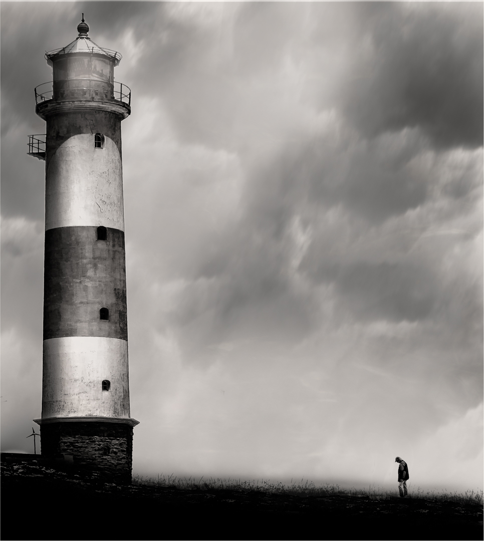 PSSA Silver Medal-Prints Open Mono-Lonely-Elizma Fourie-Hermanus Photographic Society