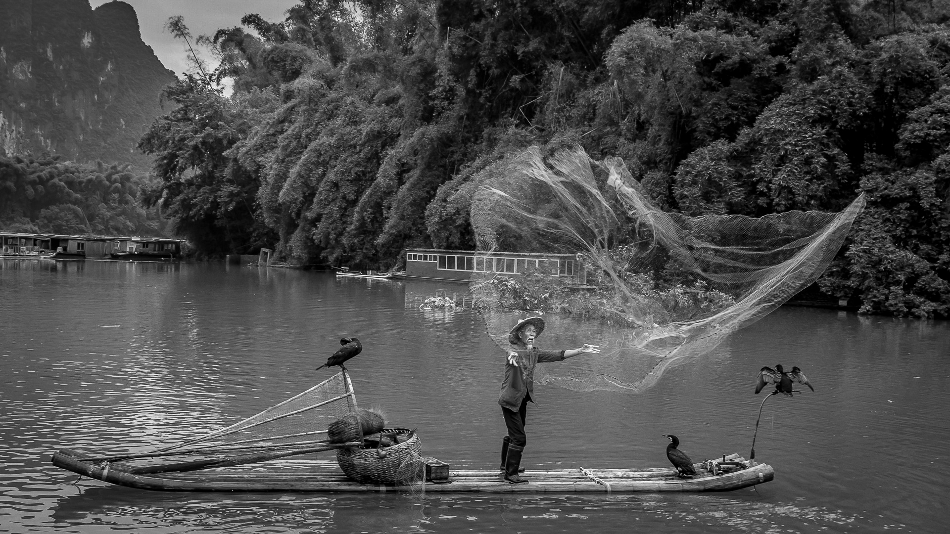 PSSA Silver Medal - Travel Street Mono - wise man fishing - Carien van Rooyen - SAVAS