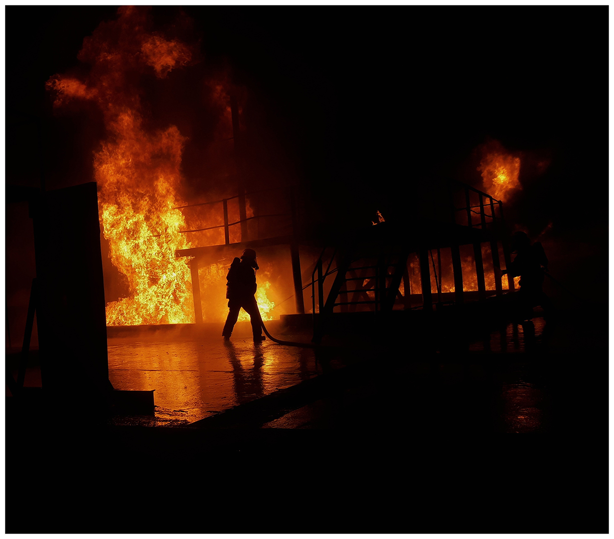 PSSA Bronze Medal Scholar Category Winner Cellphone - Duane Langner - Fire - Centurion High School