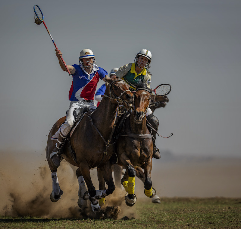 Russell James Polocrosse Thumping Tackle