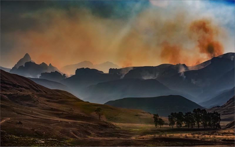 PSSA Silver Medal - Scapes - Fire Mountain Underberg - Christiaan Kotze - AFO