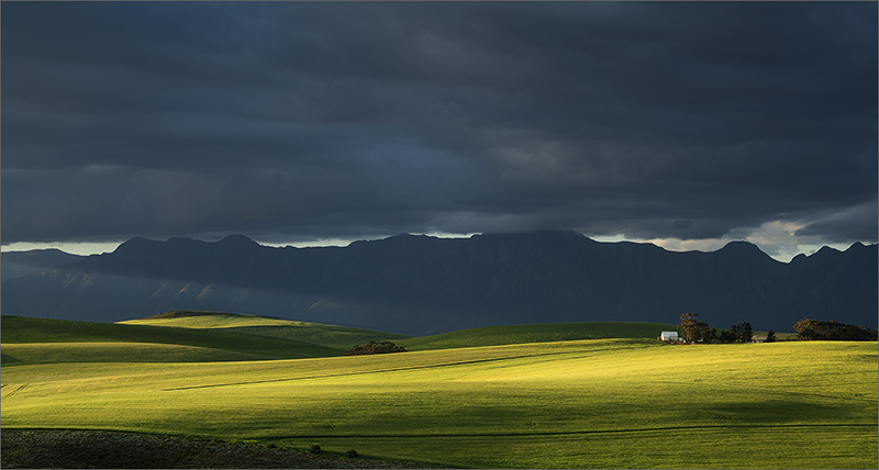 CCS Silver - Open - Colour - wheatfields sunbeams and a farm - Lucy Gemmill - Sandton Photographic Society