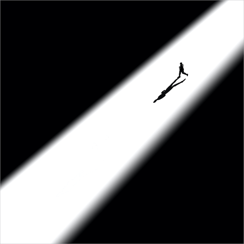 PSSA Silver Medal - Winner Open Mono - Man Running - Paul van Helden - National Photographic Club