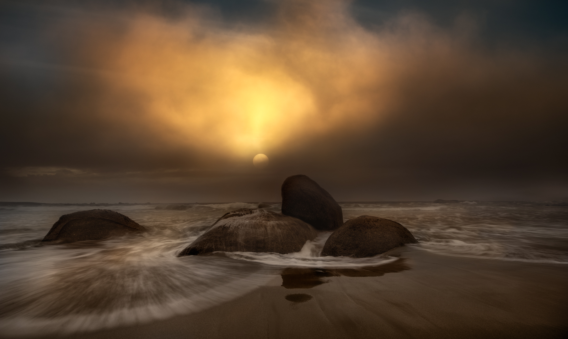 Creative Camera Club Silver Medal-Scapes-Sunrise over the rocks-Charlaine Gerber-National Photographic Club