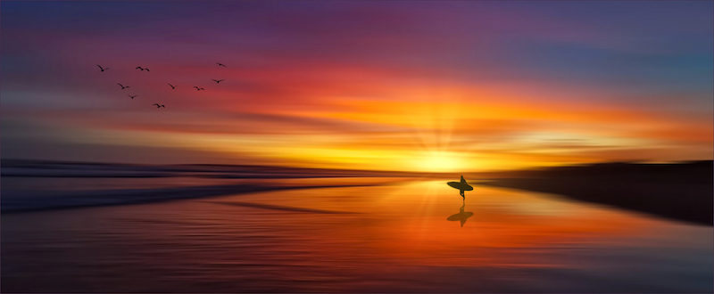 PSSA Silver Medal-Scapes-Single surf-Verinda Bosch-Eden Photographic Society