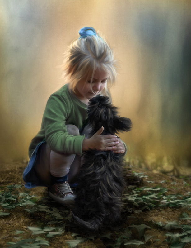 PSSA Silver Medal - Open Colour - Puppy love - Charlaine Gerber - National Photographic Club