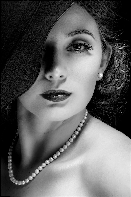 PaarlPC Club Silver Medal-Human Portraits - Mono-Of all the Gin joints-Lucy Gemmill-Sandton Photographic Society