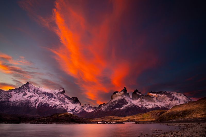 PSSA Silver Medal - Scapes Colour - Fire and Ice - Doug Emanuel - Knysna Photographic Society