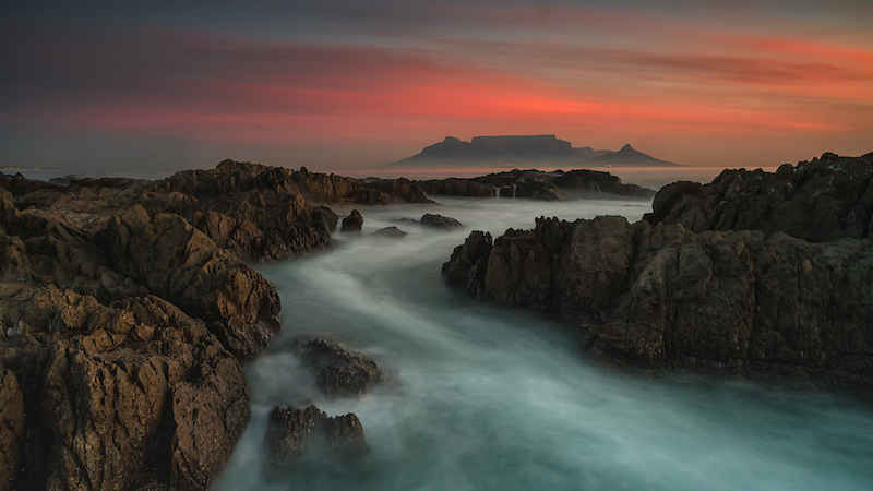 PSSA Silver Medal - Scapes - Sunset over Table Mountain - Crighton  Klassen - Creative Camera Club