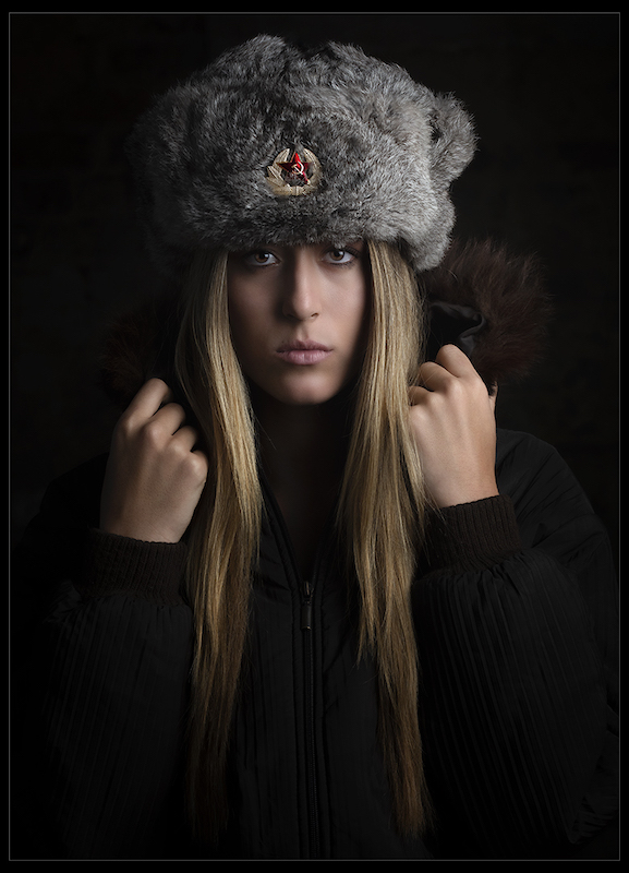 TAFKLUB Club Silver Medal-PDI - Human Portraits-Russian Gaze-Martin Barber-Southern Suburbs Camera Club