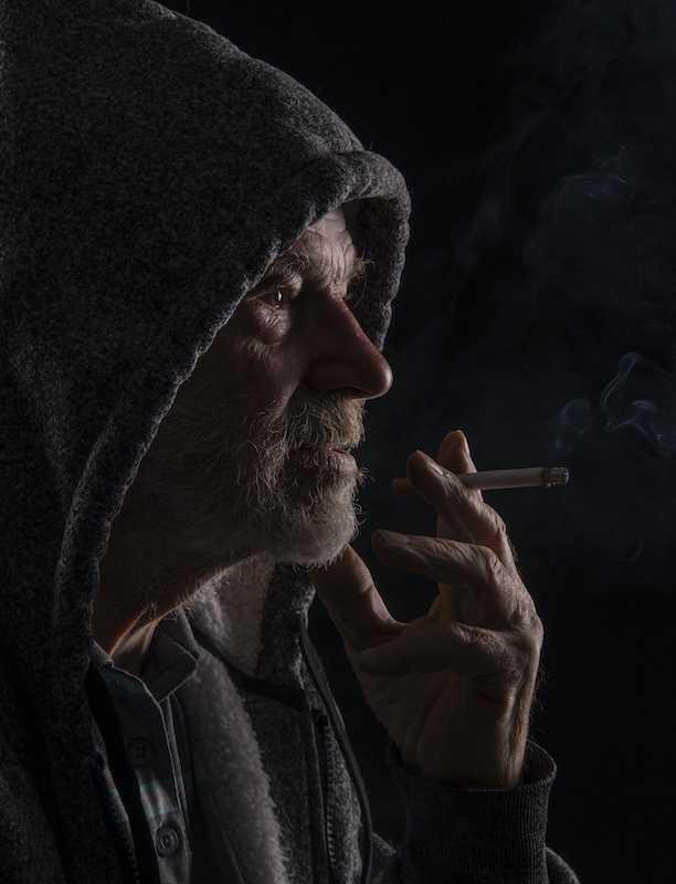 Peter Thomas Hooded smoker