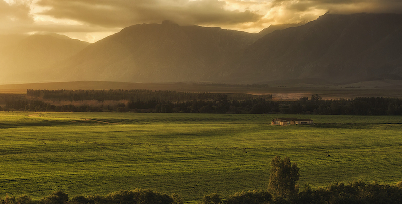 RPS Silver Medal - Scapes - Langeberg Sunset - Kobie Prinsloo - Tafelberg Fotografieklub