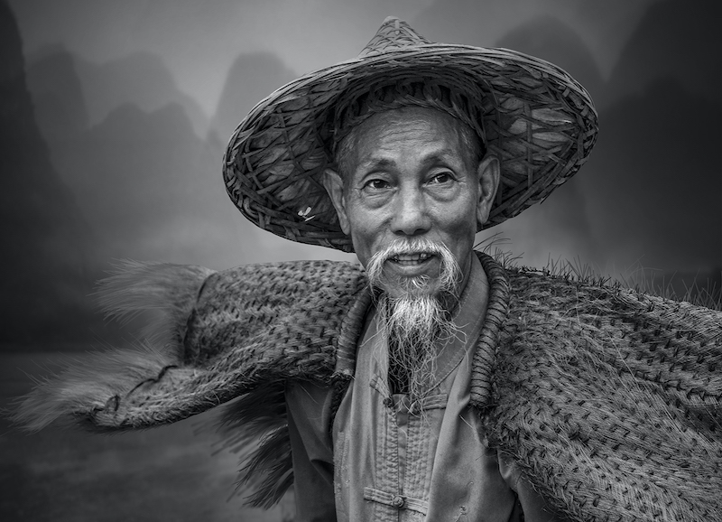 PSSA Silver Medal - Open Monochrome - Wit Snor - Ursula Baumann - Vereeniging Photographic Society