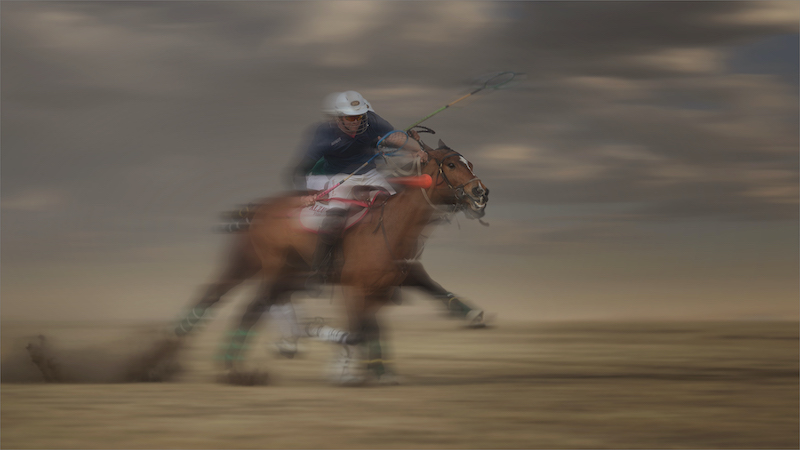 PSSA Bronze Medal - Visual Art Colour - Polocrosse - Motion Blur 4 - Russell James - SSCC