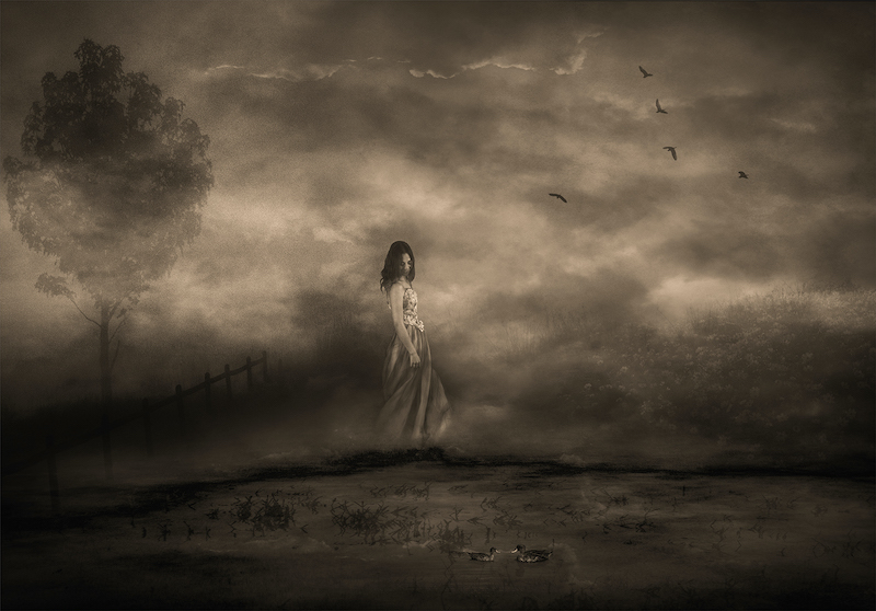 PSSA Silver Medal - Open Monochrome -Imagination encircles the world.jpg - Michelle Rademeyer - Midlens Fotoklub