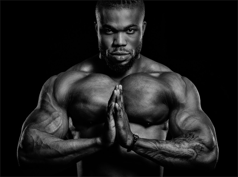 Club Medal - Open Monochrome - Bodybuilder 0055 - Hannes Claassens - Midlens Fotoklub