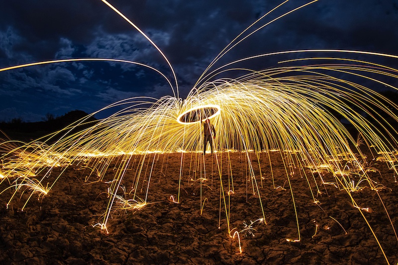 Westville Camera Club - Justin Hart - Steel Wool Light Trails