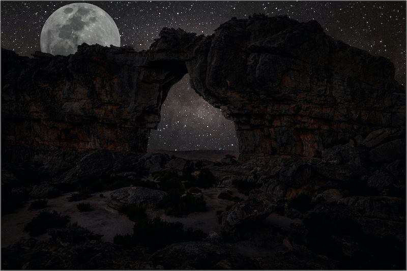 Louis van der Walt - Sasol Highveld Photography Club - Cederberg Arch Super Moon