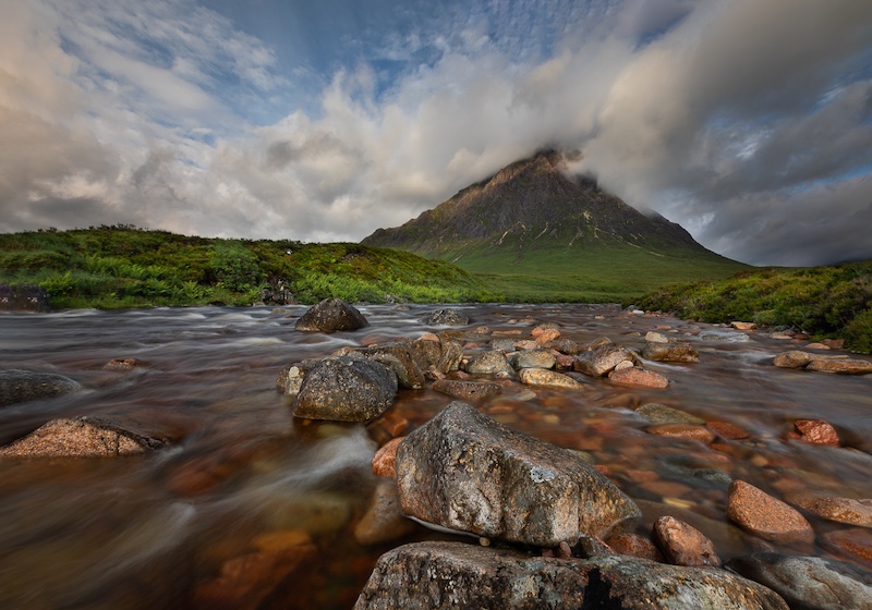 PSSA SILVER MEDAL-SCAPES-STREAM TO THE BUACHAILLE-ALTA OOSHUIZEN -NATIONAL PHOTOGRAPHIC CLUB