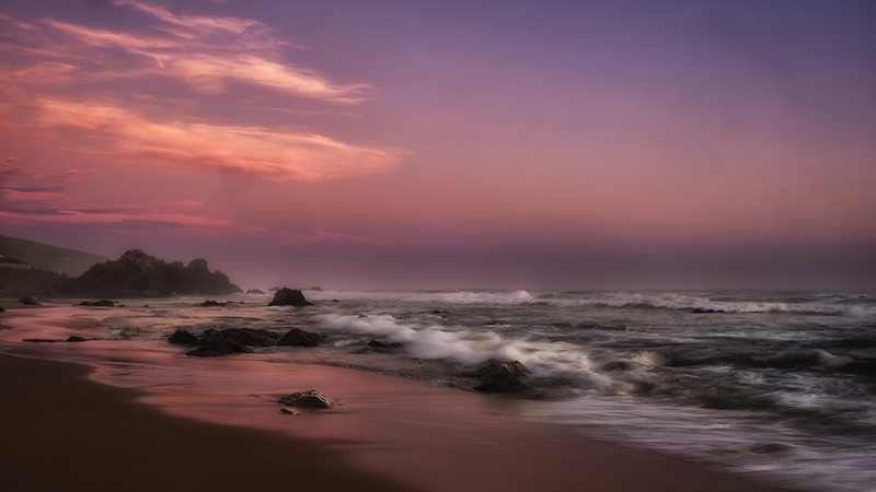 BEST PANEL-SCAPES-SLOW WAVES AT KEURBOOMS-EILEEN COVARR-KNYSNA PHOTOGRAPHIC SOCIETY