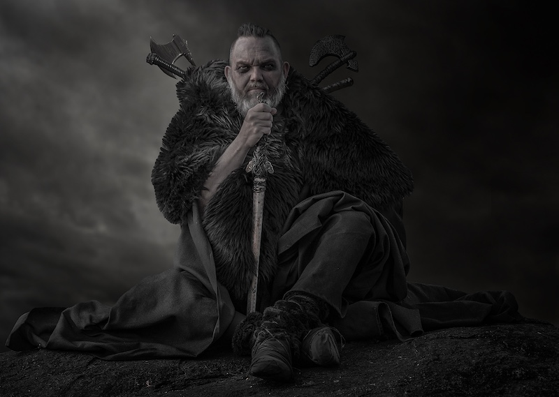 Club Medal - Human Portraits - A brave man shall fight and win - Ursula Baumann - Vereeniging Photographic Society