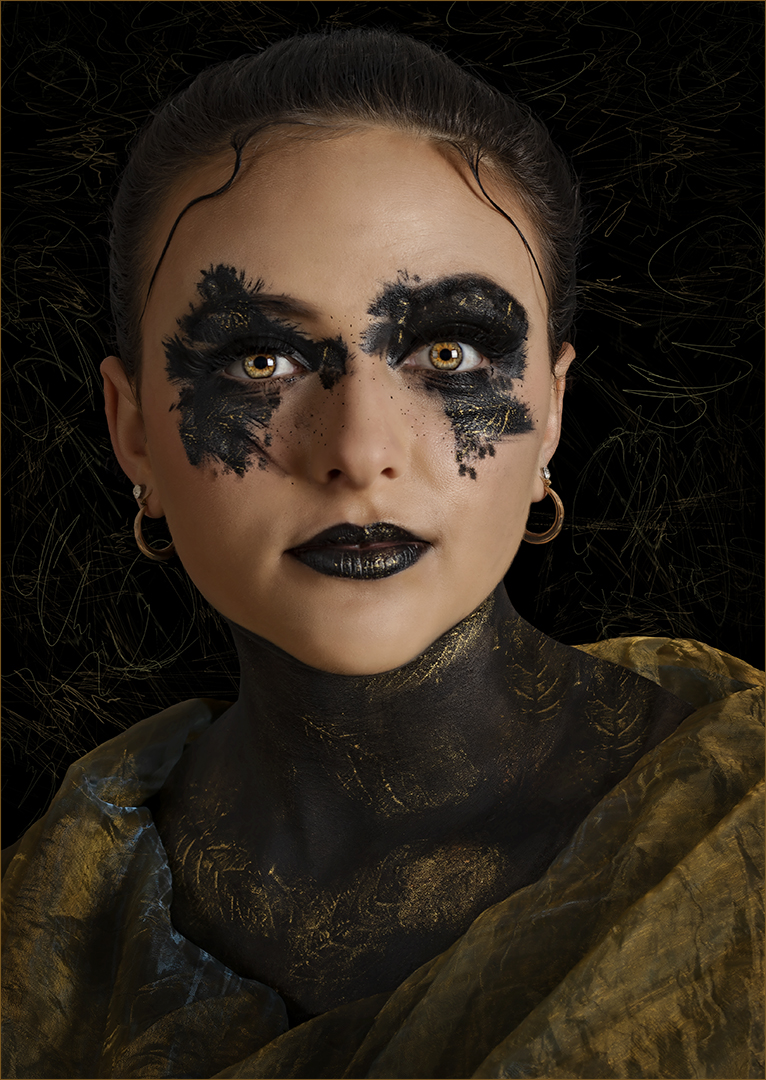 EPC Silver Medal - Conceptual Portraits Colour - Golden Leave - Corine Ross - Krugersdorp