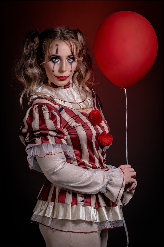 Ignite Silver Medal- Runner-Up - Human Portraits - Colour - The IT Clown - Robbie Aspeling - Sandton Photographic Society