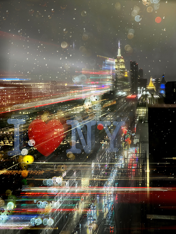 PSSA Bronze Medal - Scapes - Smudge City I love NY - Brigid Wickham - Highway Camera Club