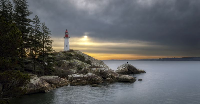 PSSA Silver medal winner - Scapes Colour - Stormy Morning at the Lighthouse - Craig Morgan - Randburg Photo Club