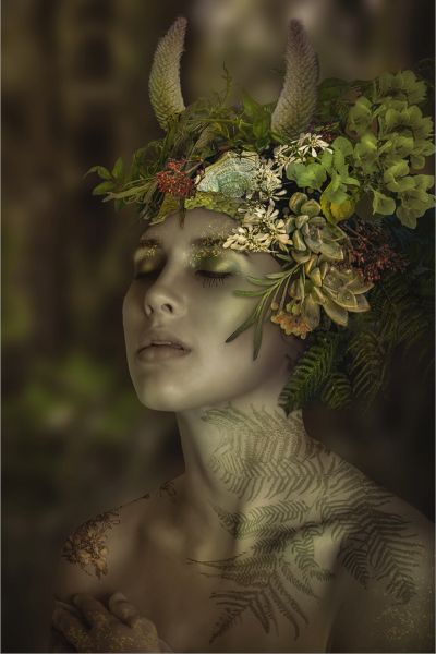 Sandton Club Silver Medal - Runner Up - Human Portraits Colour - Celtic Forest Faerie - Bridgid Wickham - Highway Camera Club