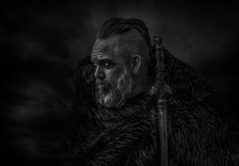 VFV Silver Medal - Open Monochrome - Viking Vigour - Ursula Baumann - Vereeniging Photographic Society