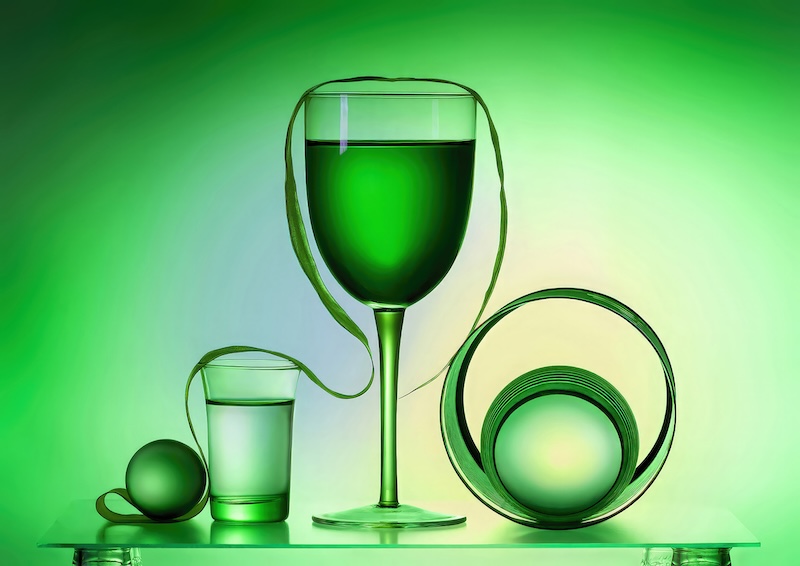 Susie Bishop - Composition in Green