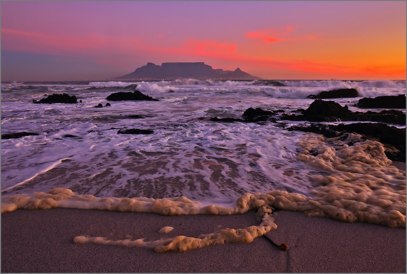Neels Beyers - Tafelberg met skuimstroke