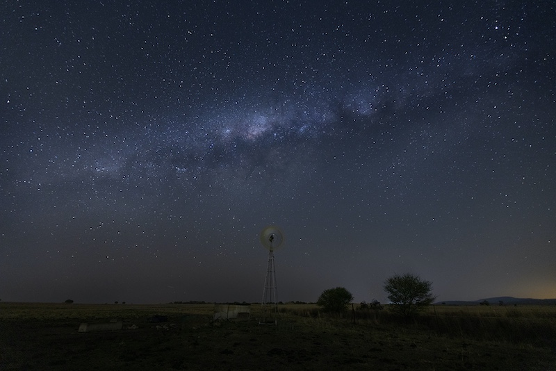 Klerksdorp Fotografie Klub - Monique Van Rooyen - Milky Way and Windmill